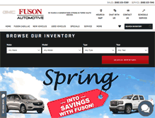 Tablet Screenshot of drivefuson.com